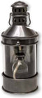 Windlicht - Olielamp - Lantaarn met olielamp L - metaal - 28x12cm