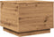 vidaXL - Salontafel - met - LED-verlichting - 50x50x40cm - artisanaal - eikenkleur