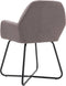 vidaXL - Eetkamerstoelen - draaibaar - 2 - st - stof - taupe