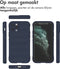 iMoshion Hoesje Geschikt voor iPhone 11 Pro Hoesje Siliconen - iMoshion EasyGrip Backcover - Donkerblauw