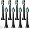 Philips Sonicare W2 Optimal White HX6068/13 - Opzetborstels - Verwijdert tot 7x meer tandplak - Zwart (8 stuks)