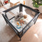 Deryan Kinderbox - Inklapbare box - 100x100cm - Zwart