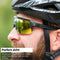 BBB Cycling Fuse - Fietsbril Unisex - 3 Verwisselbare Lenzen 100% UV Bescherming - Mat Zwart Goud