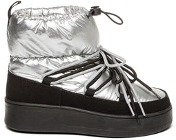 Steve Madden Zienna Bootie - Enkellaarzen - Glanzend - Zilver