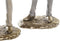 Decoratieve figuren DKD Home Decor Koper Wit Hars Modern Familie (10 x 6 x 28 cm) (2 Stuks)