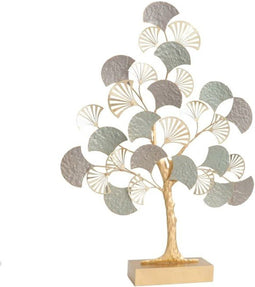 Decoratieve figuren DKD Home Decor Boomstructuur Gouden Metaal Multicolour Modern (64 x 11 x 87,6 cm)