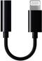 2x Jack Aux geschikt voor iPhone - Aux geschikt voor lightning - 8-pins naar 3,5 mm adapter - Verloopstukje voor audio oortjes - Audio kabel - Zwart