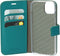 Mobiparts iPhone 13 - Wallet Case - Saffiano motief - Turquoise