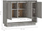 vidaXL - Dressoir - 97x31x75 - cm - bewerkt - hout - grijs - sonoma - eikenkleurig