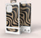Mio by Mobilize Hoesje geschikt voor Samsung Galaxy S25 MagSafe Telefoonhoesje Hardcase | Mio by Mobilize Backcover | Geschikt voor MagSafe | Geschikt voor Draadloos Opladen met Magnetische Ring | MagSafe Case - Swirl | Bruin
