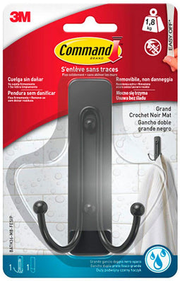 3M Haak voor ophanging - Max. 1,8 kg - Zwart ABS