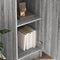 vidaXL - Hoge - Kast - Grijs - Sonoma - 35x39x168 - cm - Gelaagd - Hout