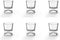 Royal Leerdam Fun4Food Shorty Rocks Amuseset – 15 cl – 6 stuks