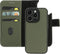 Mobiparts iPhone 15 Pro - Leather 2 in 1 Wallet Case - Uitneembare backcover MagSafe - Groen