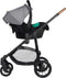 Bebeconfort Haze Trio - 3-in-1 reissysteem kinderwagen - 0-4 jaar (0-22 kg) - 2-in-1 zitgedeelte - Tinted Gray