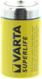 Varta R20 D - Batterij Superlife 1,5 Volt - (2 stuks)