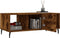 vidaXL - Salontafel - 102x50x40 - cm - bewerkt - hout - gerookt - eikenkleurig