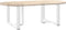 vidaXL - Salontafelpoten - 2 - st - T-vormig - 60x25x(42-43) - cm - staal - wit