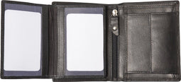 Alassio portefeuille - leer - zwart - JU-42245