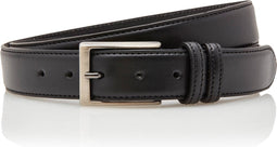 Timbelt 35577 Heren Volnerf Leren Pantalon Riem 105/3,5 cm Zwart
