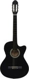 vidaXL - Gitaar - cutaway - met - equalizer - 6 - snaren - western - klassiek - zwart