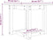 vidaXL - Salontafel - 50x50x45 - cm - massief - grenenhout