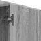 vidaXL - Archiefkast - 60x32x115 - cm - bewerkt - hout - grijs - sonoma - eikenkleurig