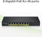 ZyXEL GS1915-8EP - Managed Switch - 8x Gigabit Ethernet PoE+ 60W