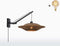 GOOD&MOJO Wandlamp Bali - Bamboe/Zwart - 55x44x44cm - Binnen Scandinavisch,Bohemian