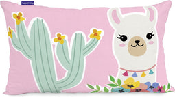 Kussenhoes HappyFriday Moshi Moshi Cute Llamas Multicolour 50 x 30 cm