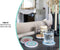 Loti Living Onderzetters - Set van 6 - Mandala design - Keramiek en kurk