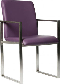 Vergaderstoel Irene 51,5CMx64,5CMx89CM (bdh) RVS Lime