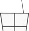 vidaXL - Inloopdouchewand - 80x195 - cm - ESG-glas - transparant - en - zwart