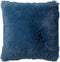 Dutch Decor FLUFFY - Sierkussen 45x45 cm - superzacht - effen kleur - Provincial Blue - lichtblauw - Inclusief binnenkussen