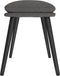vidaXL - Voetenbank - 45x29,5x35 - cm - stof - donkergrijs