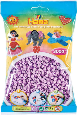 Hama Strijkkralen Pastel Paars (96), 3000st.