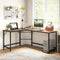 Coast Hoekbureau L-vormig - 168 x 125 cm - 2 Stopcontacten en 2 USB - Natuurlijke kleur