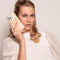 Selencia Hoesje Geschikt voor iPhone 12 Mini - Selencia Maya Fashion Backcover - geel