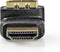 Nedis CVGB34902BK - HDMI adapter - 270° gehoekte connector - Zwart