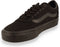 Vans Ward Canvas Heren Sneakers - Black/Black - Maat 41