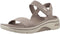 Skechers Go Walk Arch Fit 2.0 Zandal - Dames Sandalen met Hak - Taupe