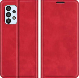 Just in Case Samsung Galaxy A53 - Wallet Case - Magnetische sluiting en pasjesvakjes - Rood