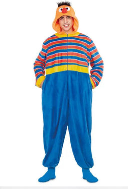 Ernie Onesie kostuum Volwassenen Official - Maat M/L