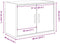 vidaXL - Garagewandkasten - 2 - st - spaanplaat - ambachtelijk - eikenhout