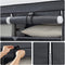 Garderobe Slaapkamermeubel Kast Kleding Opberg Organiser Grijs 175 x 150 x 45cm