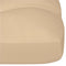 vidaXL - Palletkussen - 120x40x12 - cm - stof - beige