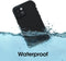 Otterbox Frē Series - Soft case - Waterdicht schokbestendig - Zwart (iPhone 15)