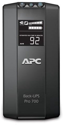 APC Back-UPS 700 - UPS - 0,7 kVA 420 W 355 J - Zwart