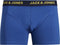 JACK&JONES JACTHYME - 3-pack heren onderbroek - Effen blauw en gebloemd - Maat L (3-pack)
