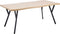 ALTON - Rechthoekige eettafel - Lichthout - 180 x 90 cm - MDF